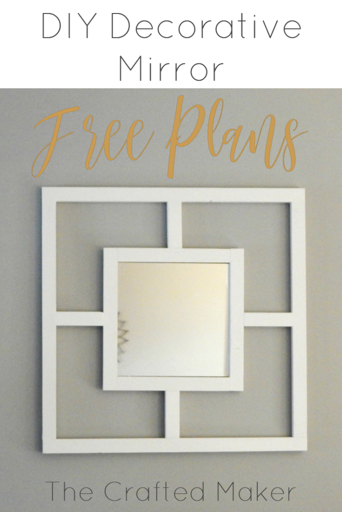 The DIY Decorative Mirror is a great project for those in need of some quick, easy, and inexpensive décor with character! Who said mirrors have to be plain?