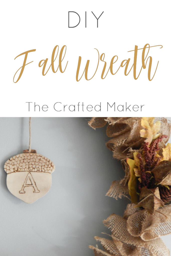 Welcome the fall season with a very easy DIY Fall wreath. With just a few craft supplies and a little time, you can have a fall inspired home.