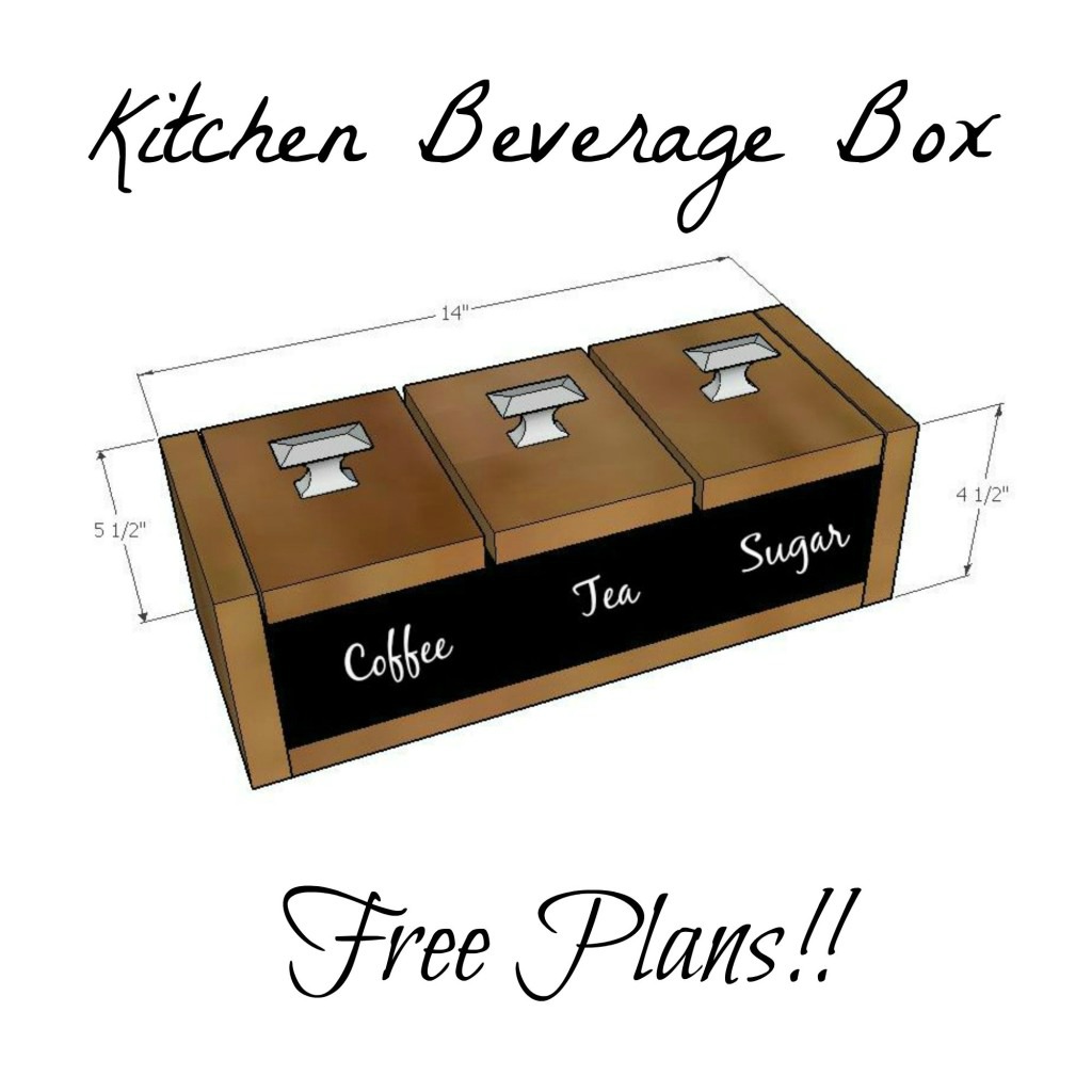 Kitchen Beverage Box - Free Plans