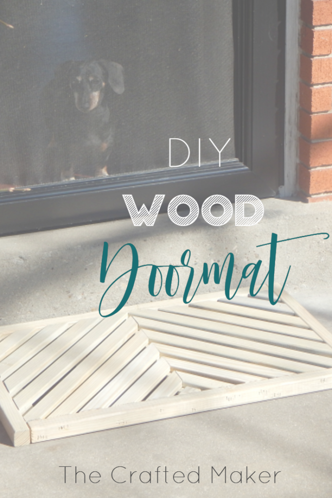 If you have ever wanted to make your own DIY wooden doormat, this is for you. With just a few boards, give your front porch a makeover.
