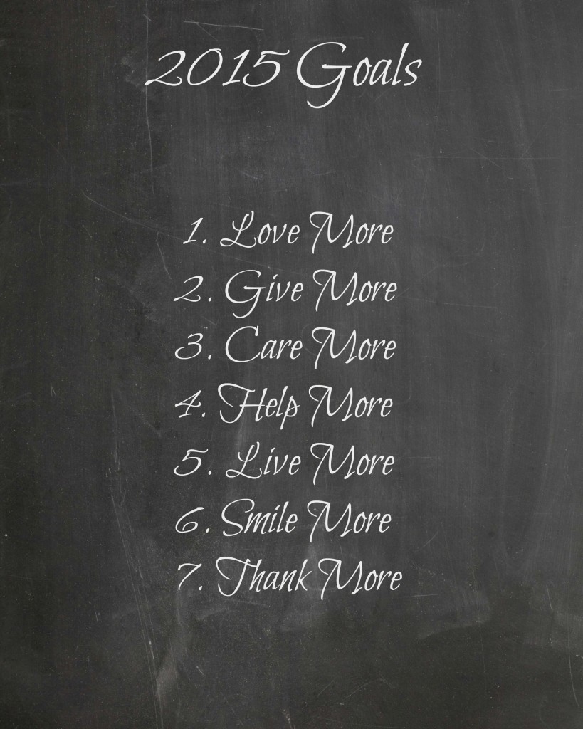 2015 Goals