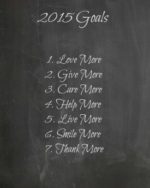 Happy New Year with 2015 Goal Printable!
