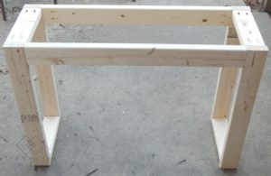 Assembled Console Table Base
