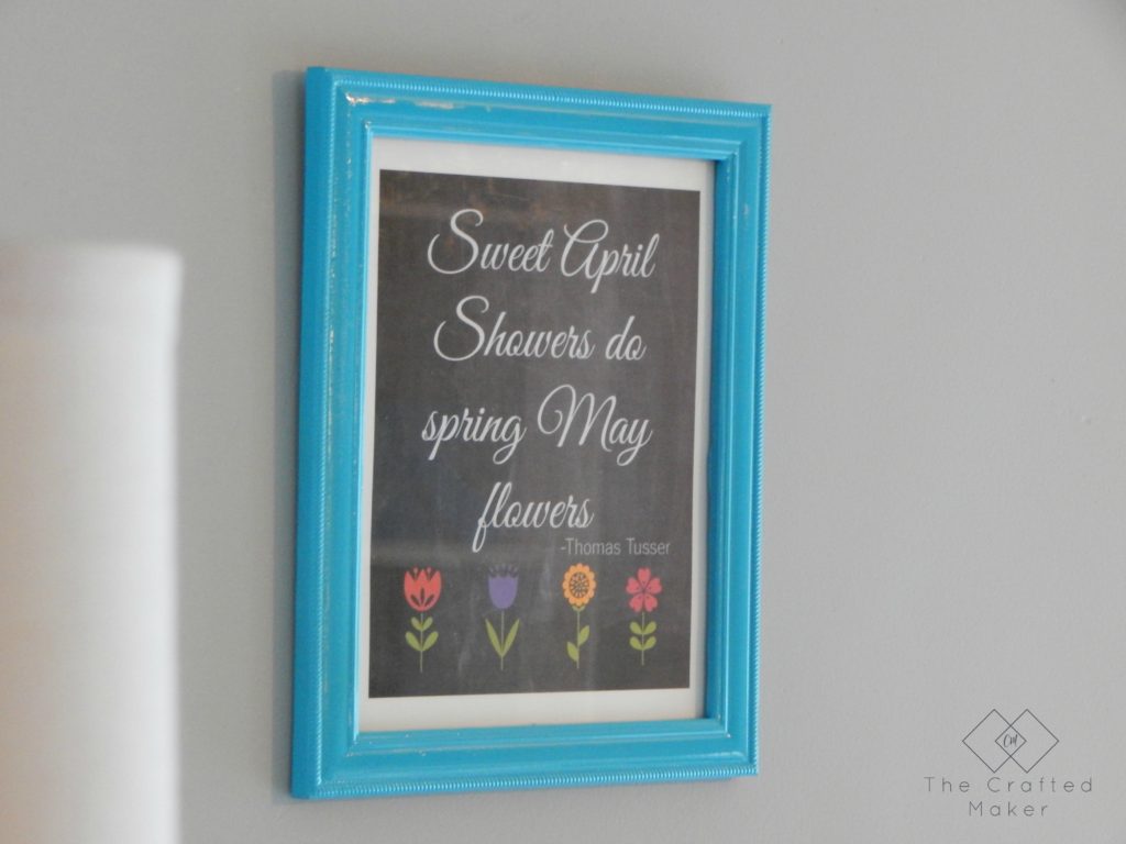 Frame Revamp with Free Spring Printable!