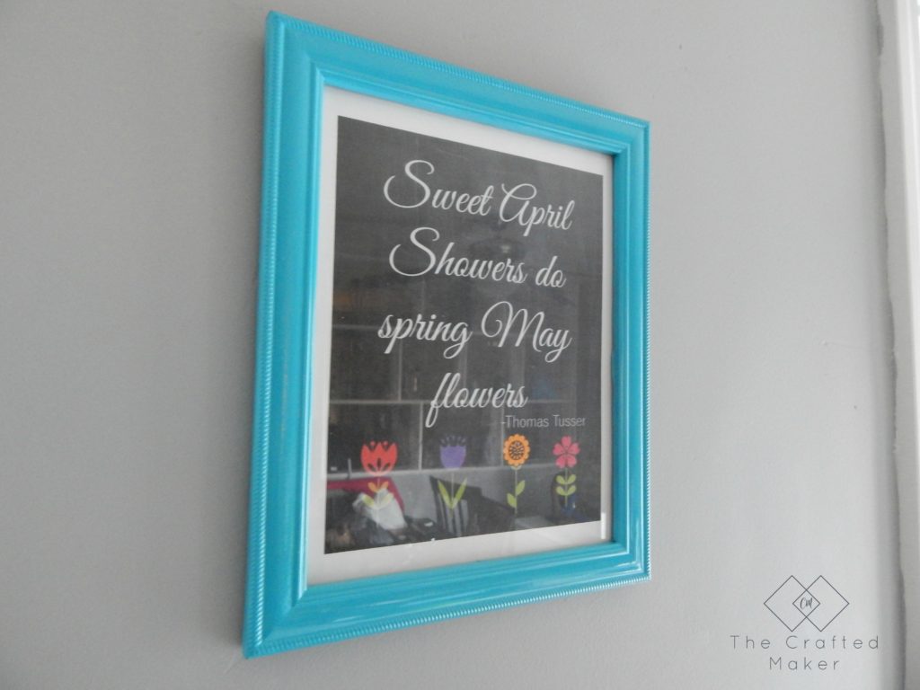 Frame Revamp with Free Spring Printable!