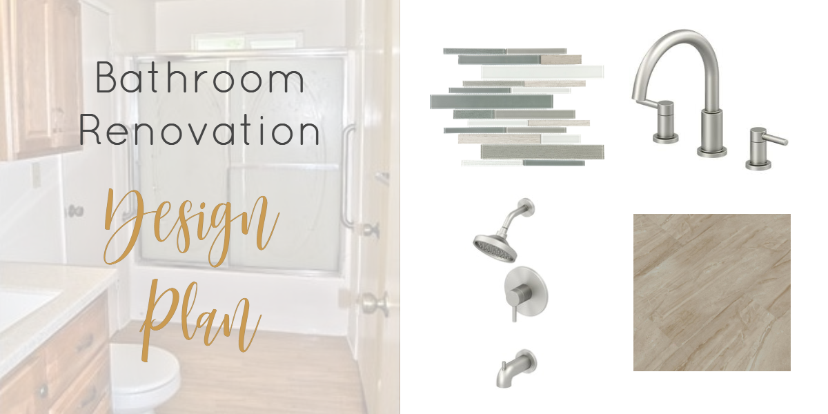 Tackling a bathroom renovation can be a lot sometimes, but with a plan, it's easier to manage. Here is the design plan for my master bathroom.