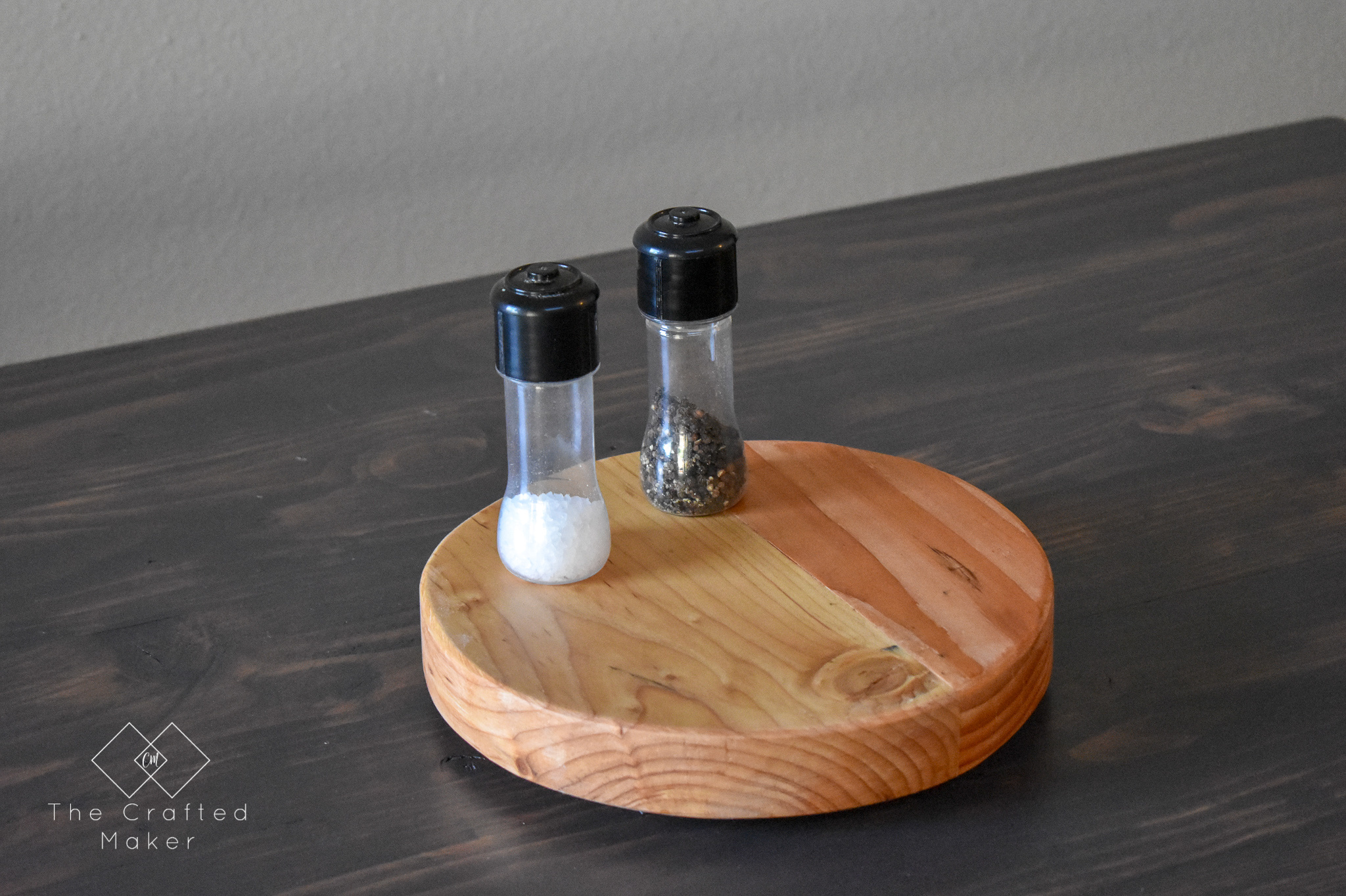 Wooden Lazy Susan from Scrap Wood