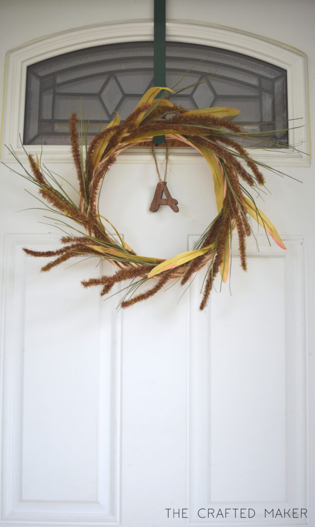 Monogram Fall Wreath